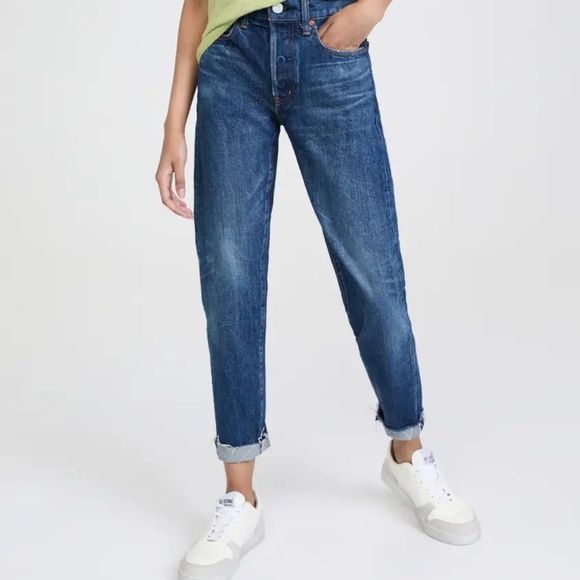 Moussy Vintage Wilbur Tapered Mid-Rise Jeans